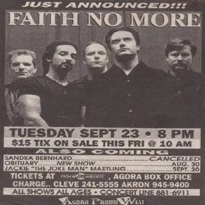 Pochette 1997-09-23: Agora Theatre, Cleveland, OH, USA