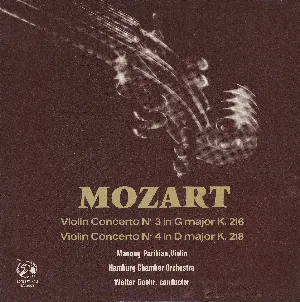 Pochette Violin Concerto no. 3 / no. 4