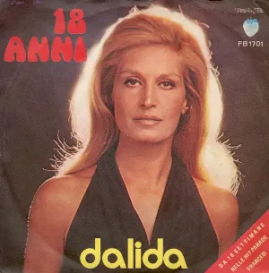 Pochette de 18 Anni de Dalida