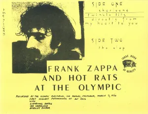 Pochette Frank Zappa and Hot Rats at the Olympic