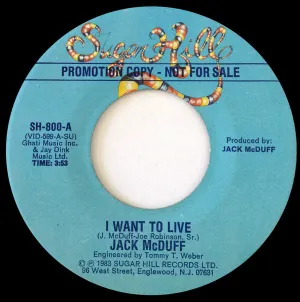 Pochette de I Want to Live / Killer Joe de “Brother” Jack McDuff