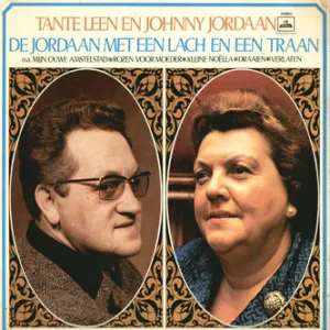 Pochette de De Jordaan met een lach en een traan de Johnny Jordaan - Tante Leen