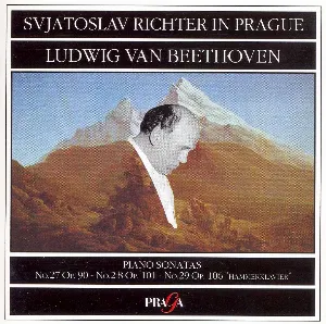 Pochette Svjatoslav Richter in Prague: Piano Sonatas Nos. 27, 28, 29