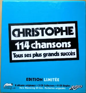 Pochette de 114 chansons : tous ses plus grands succès de Christophe