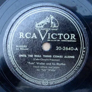 Pochette de Until the Real Thing Comes Along / Buckin' the Dice de Fats Waller and His Rhythm