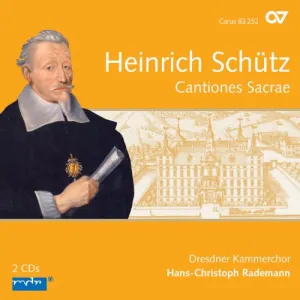 Pochette de Cantiones Sacrae de Dresdner Kammerchor - Hans-Christoph Rademann - Heinrich Schütz