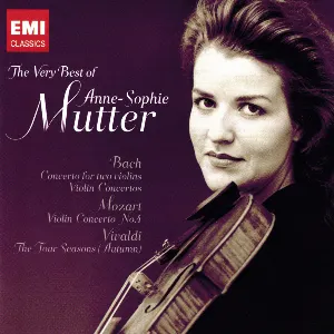 Pochette de The Very Best of Anne-Sophie Mutter de Anne‐Sophie Mutter - Johann Sebastian Bach - Antonio Vivaldi - Wolfgang Amadeus Mozart