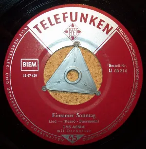 Pochette de Einsamer Sonntag de Lys Assia