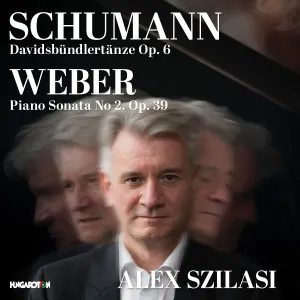 Pochette de Schumann: Davidsbündlertänze, op. 6 / Weber: Piano Sonata no. 2, op. 39 de Robert Schumann - Carl Maria von Weber