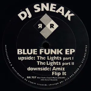 Pochette de Blue Funk EP de DJ Sneak