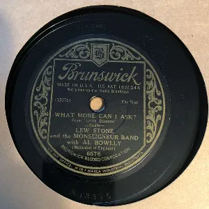 Pochette de What More Can I Ask? / Her Name Is Mary de Al Bowlly