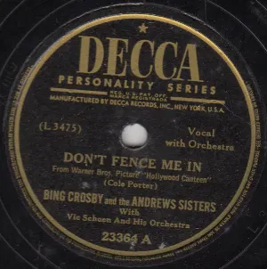 Pochette Don’t Fence Me In / The Three Caballeros
