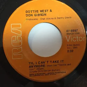 Pochette de Til I Can’t Take It Anymore de Don Gibson - Dottie West