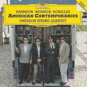 Pochette de American Contemporaries de John Harbison - Gunther Schuller - Emerson String Quartet