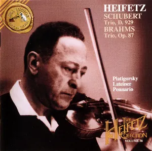 Pochette de The Heifetz Collection, Volume 38: Schubert / Brahms Trios de Johannes Brahms - Jascha Heifetz - Franz Schubert