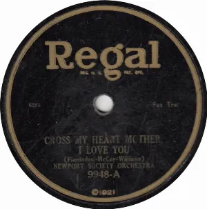 Pochette de Cross My Heart Mother I Love You / Sleepy Time Gal de Fletcher Henderson and His Orchestra
