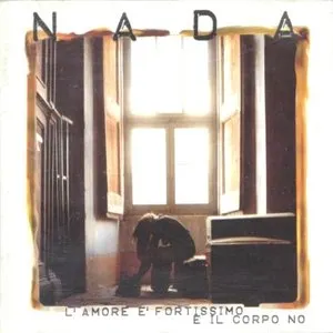 Pochette de L'amore è fortissimo e il corpo no de Nada