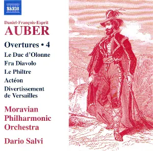 Pochette de Overtures • 4 de Daniel François Esprit Auber - Dario Salvi