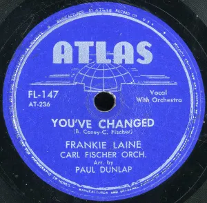 Pochette de You've Changed / S'Posin de Frankie Laine