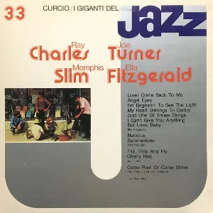 Pochette de I Giganti Del Jazz Vol. 33 de Ella Fitzgerald - Big Joe Turner - Memphis Slim