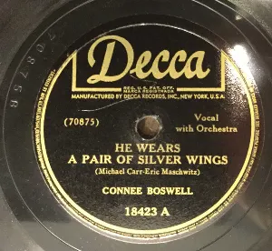 Pochette de He Wears a Pair of Silver Wings / Mighty Lak’ a Rose de Connee Boswell
