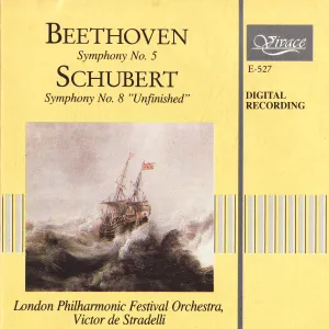 Pochette de Beethoven: Symphony No. 5 & Schubert: Symphony No. 8 "Unfinished" de Ludwig van Beethoven - Franz Schubert