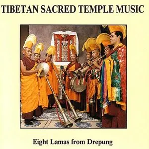 Pochette de Tibetan Sacred Temple Music de Drepung Loseling Monks