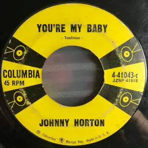 Pochette de You’re My Baby / Lover’s Rock de Johnny Horton