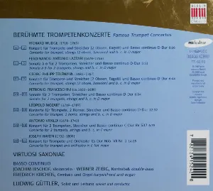 Pochette de Berühmte Trompetenkonzerte de Virtuosi Saxoniae - Ludwig Güttler