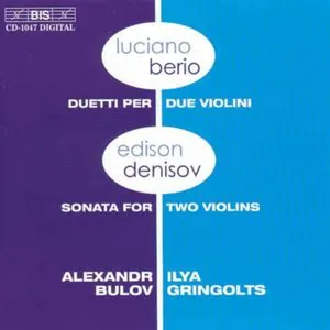 Pochette Berio: Duetti per due violini / Denisov: Sonata for Two Violins