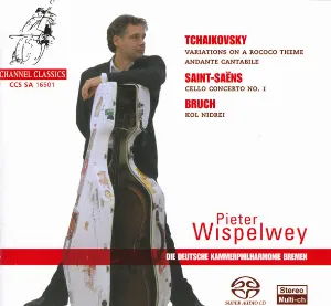 Pochette Tchaikovsky: Variations on a Rococo Theme / Andante cantabile / Saint‐Saëns: Cello Concerto no. 1 / Bruch: Kol Nidrei