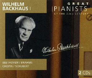 Pochette Great Pianists of the 20th Century, Volume 8: Wilhelm Backhaus I