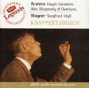 Pochette Brahms: Haydn Variations / Alto Rhapsody & Overtures / Wagner: Siegfried Idyll
