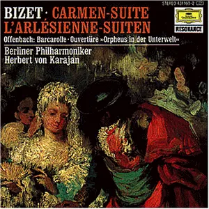 Pochette Bizet: Carmen-Suite / L’Arlésienne-Suiten / Offenbach: Barcarolle / Ouvertüre »Orpheus in der Unterwelt«