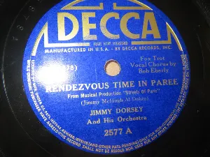 Pochette de Rendezvous Time in Paree / Is It Possible? de Jimmy Dorsey and His Orchestra