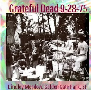 Pochette 1975‐09‐28: Golden Gate Park, San Francisco, CA, USA