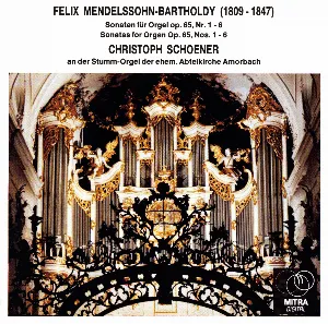 Pochette Sonaten für Orgel op. 65, Nr. 1-6