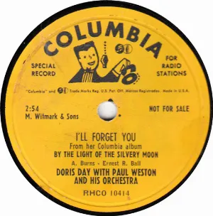 Pochette I’ll Forget You / Be My Little Bumble Bee