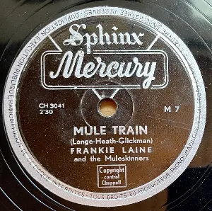 Pochette de Mule Train / Swamp Girl de Frankie Laine