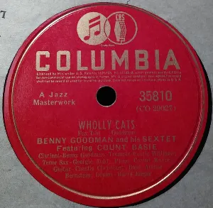 Pochette de Wholly Cats / Royal Garden Blues de The Benny Goodman Sextet