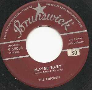 Pochette Maybe Baby / Tell Me How