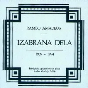 Pochette de Izabrana dela 1989-1994 de Rambo Amadeus
