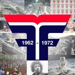 Pochette de Flight Facilities Decade Mix 1962-1972 de Flight Facilities