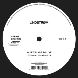 Pochette de Quiet Place to Live (Todd Rundgren Remix) [Extended Disco Version] de Lindstrøm