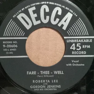 Pochette de Fare - Thee - Well / Ill Wind de Gordon Jenkins & His Orchestra