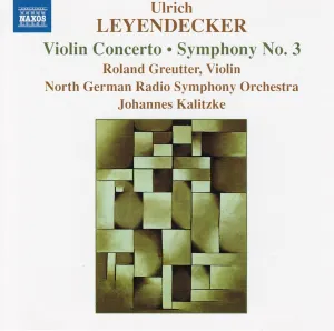Pochette de Violin Concerto / Symphony no. 3 de NDR Elbphilharmonie Orchester - Johannes Kalitzke