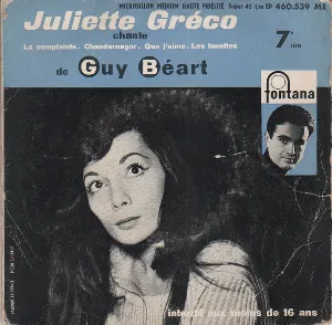 Pochette de Juliette Gréco chante Guy Béart de Juliette Gréco