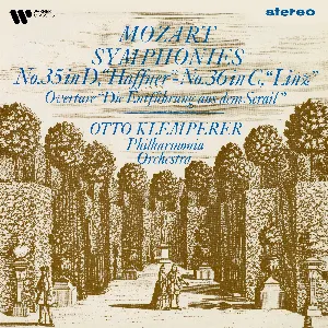Pochette de Ouvertüre aus dem "Entführung aus dem Serail" / Symphonies nos. 35 "Haffner" & 36 "Linz" de Philharmonia Orchestra - Wolfgang Amadeus Mozart - Otto Klemperer