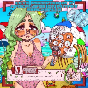 Pochette de Cute Reporter In A Apocalypse Of Mutant Beachballs de Cement Tea