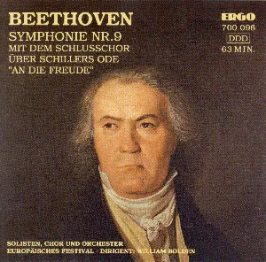 Pochette Symphonie nr. 9 mit dem Schlußchor über Firedrich Schillers Ode 